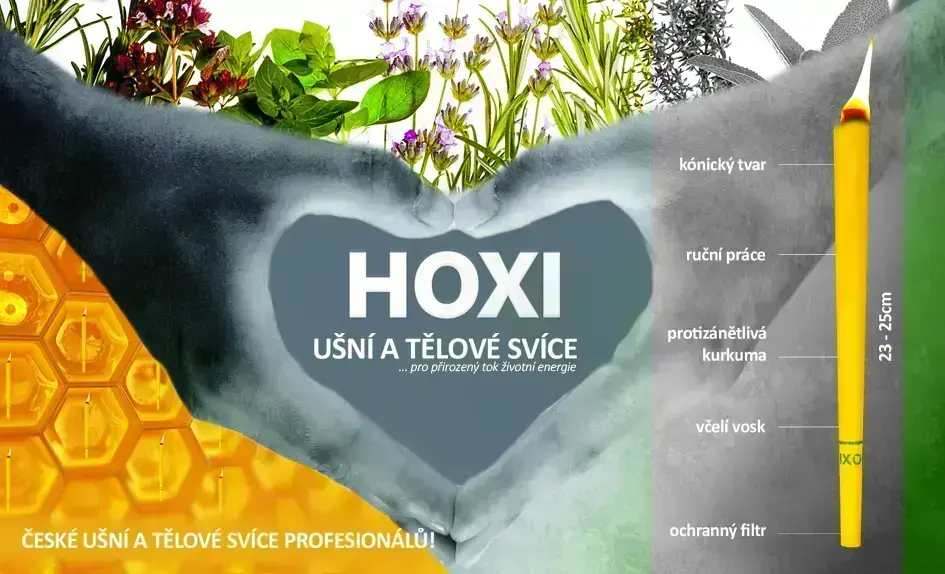 Tělové voskové svíce HOXI