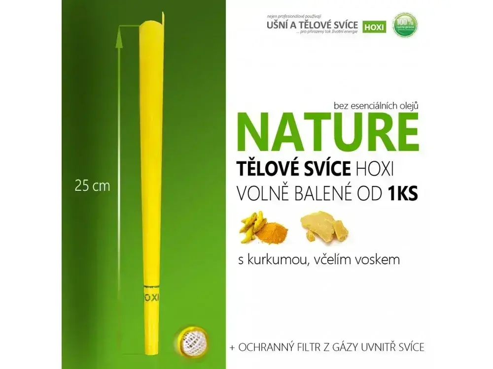 Tělové voskové svíce HOXI s MĚSÍČKEM