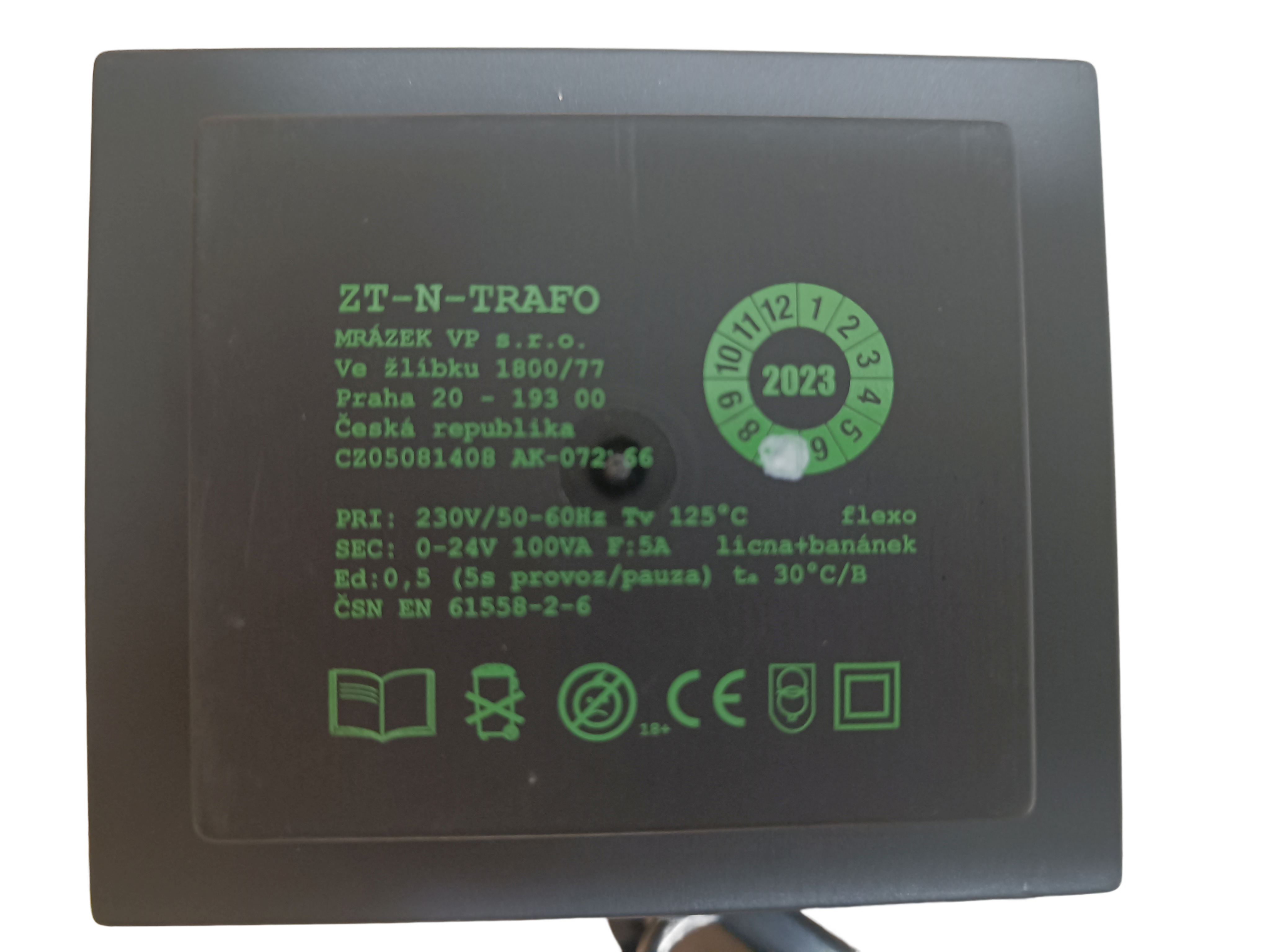 Trafo na zatavování mezistěn - nerez