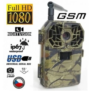 Fotopast Bunaty FULL HD GSM + 32GB karta + kovový box + SIM karta