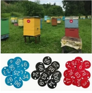 Úlová čísla - kruhová, sada 1-50