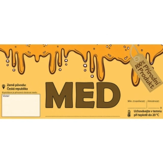 Samolepící etiketa MED
